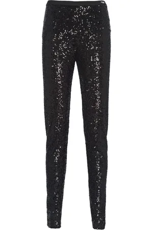 Prada Pantalones slim con lentejuelas