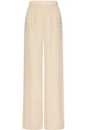 VALENTINO GARAVANI Pantalones de seda Toile Iconographe