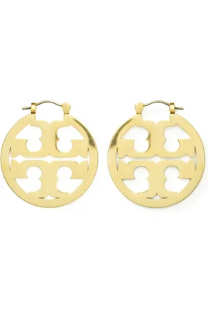 Tory Burch Aretes Miller con acabado pulido