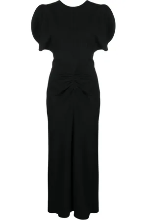 Victoria Beckham Vestido midi fruncido