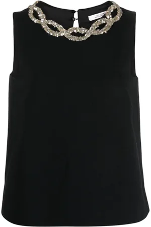 Dorothee Schumacher Blusa sin mangas con detalles de lentejuelas