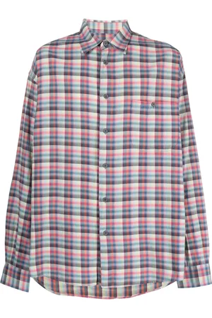Missoni Camisa con motivo de cuadros tartán 1990