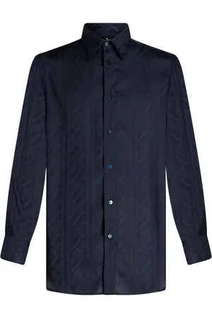 Etro Camisa de seda en jacquard