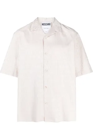 Moschino Camisa con logo en jacquard
