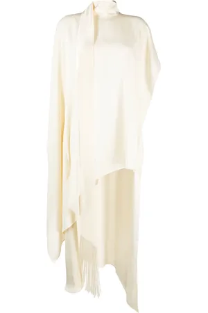 ‎Taller Marmo‎ Vestido estilo caftán asimétrico con mascada