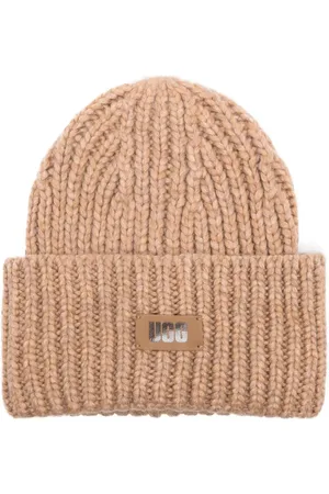 UGG Gorro de tejido fishermans con parche del logo