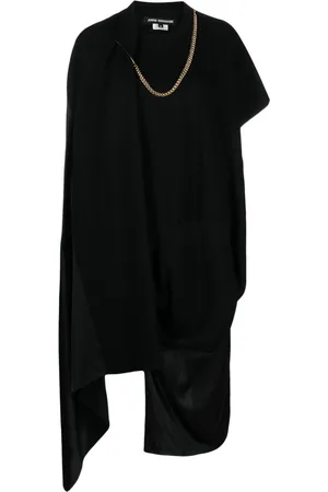 JUNYA WATANABE Top asimétrico con detalle de cadena