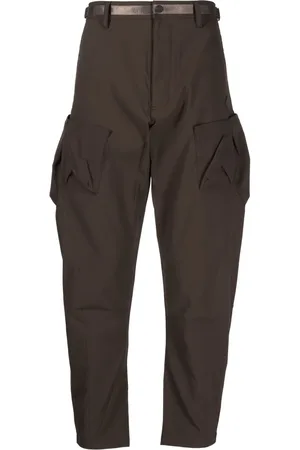 Spoonyard Pantalones cargo con diseño tapered y aplique del logo