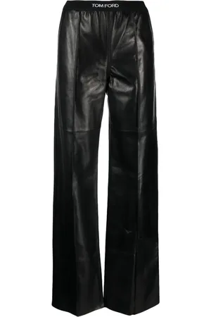 Tom Ford Pantalones con logo en la pretina