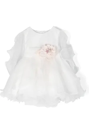 Mimilù Vestido a capas con aplique floral y volantes