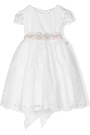 Mimilù Vestido a capas con bordado floral