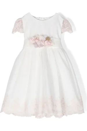 Mimilù Vestido a capas con bordado floral