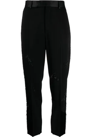 UNDERCOVER Pantalones rectos con bordado
