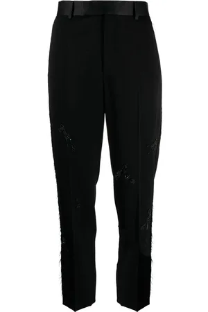 UNDERCOVER Pantalones rectos con bordado