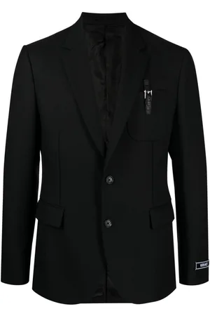 VERSACE Blazer con detalle de hebilla