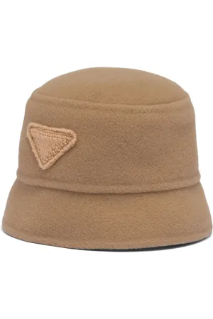 Prada Gorro de pescador con logo triangular