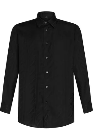 Etro Camisa de seda en jacquard