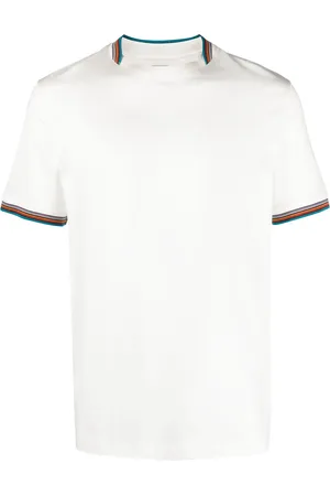 Paul Smith Playera con ribete de rayas