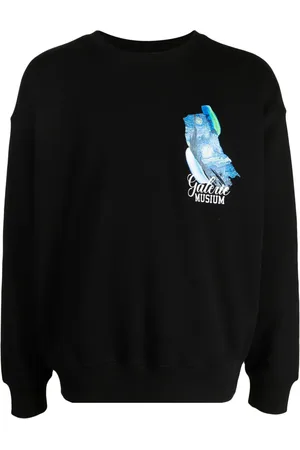 Musium Div. Sudadera con estampado de pintura