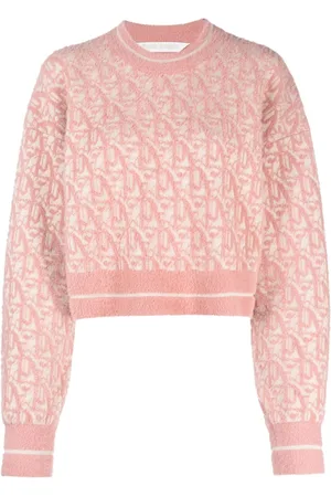 Palm Angels Suéter con monograma en jacquard