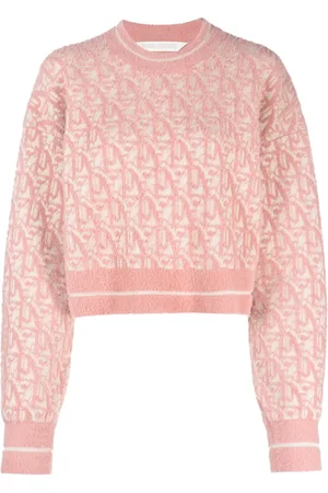 Palm Angels Suéter con monograma en jacquard