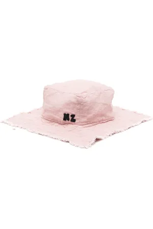 Natasha Zinko Sombrero con ribete deshilachado