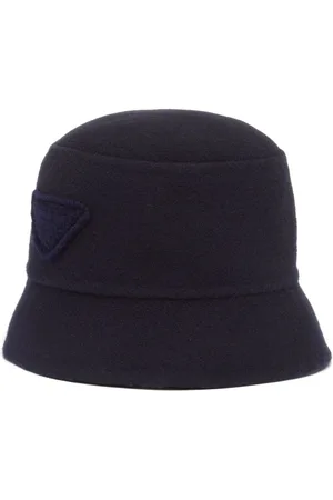 Prada Gorro de pescador con logo triangular