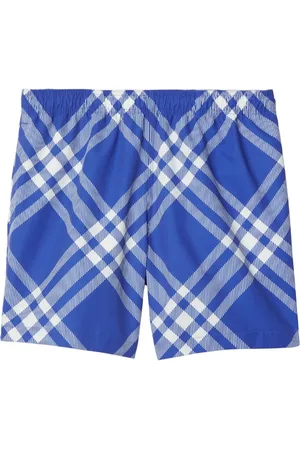 Burberry Shorts de playa con estampado de cuadros