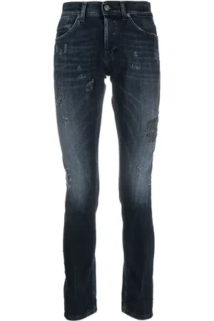 Dondup Skinny jeans con efecto envejecido