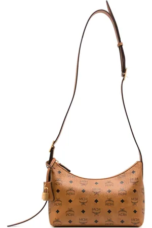 MCM Bolsa de hombro Aren Visetos pequeña