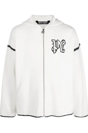 Palm Angels Hoodie con monograma bordado
