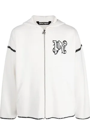 Palm Angels Hoodie con monograma bordado