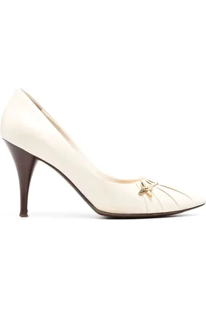 LOUIS VUITTON Zapatillas con dije de flor de 80mm 2000