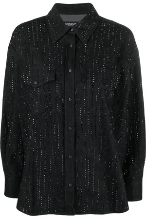 Dondup Camisa bordada con lentejuelas