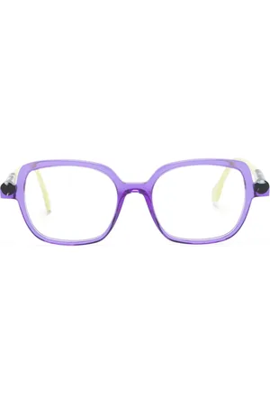 Face À Face Lentes con armazón rectangular y logo estampado