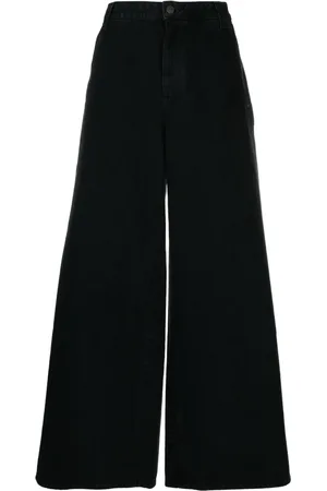 Khaite Jeans anchos Jacob con tiro bajo