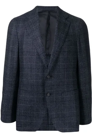 CARUSO Blazer con motivo de cuadros