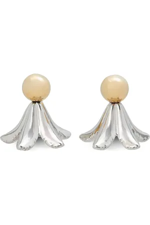 Marni Aretes con diseño de dos tonos