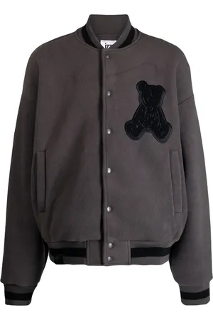 Izzue Chamarra bomber con diseño de dos tonos y paneles