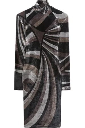 Puccini Vestido midi con estampado Iride