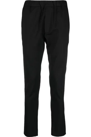 LOW BRAND Pantalones tapered con cordones en la pretina