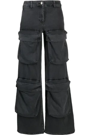 GIUSEPPE DI MORABITO Jeans cargo con parche del logo