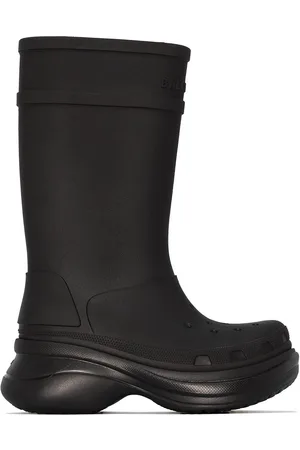 Balenciaga Botas con logo en relieve de x Crocs