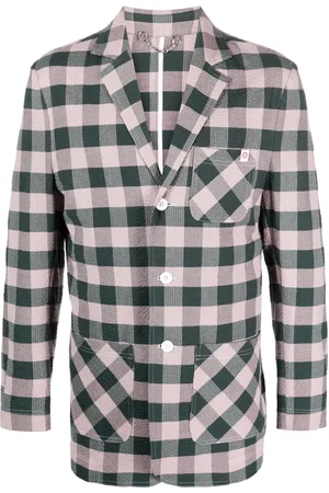 Charles Jeffrey Loverboy Blazer con botones y cuadros estampados