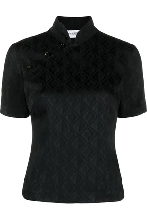 Marine Serre Top con motivo Crescent Moon