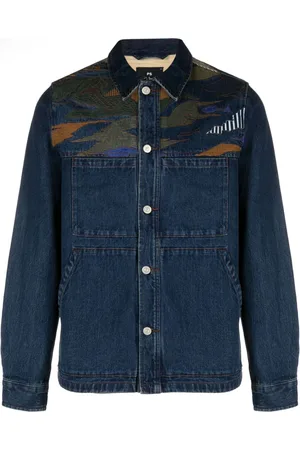 Paul Smith Chamarra de mezclilla con bordado Plains