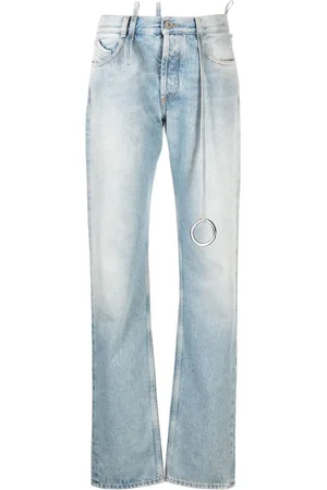 The Attico Jeans tapered con tiro medio