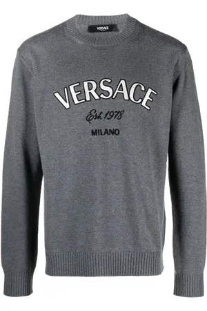 VERSACE Suéter bordado Milano Stamp