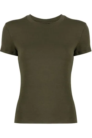 THOM KROM Playera manga corta con cuello redondo