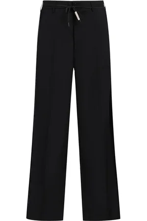 Marni Pantalones con rayas de satén